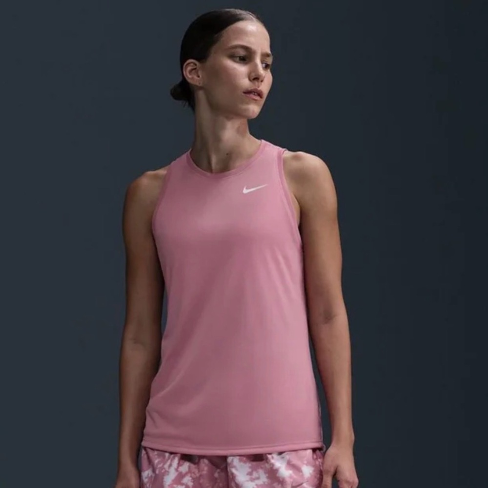 Pink Nike running tank